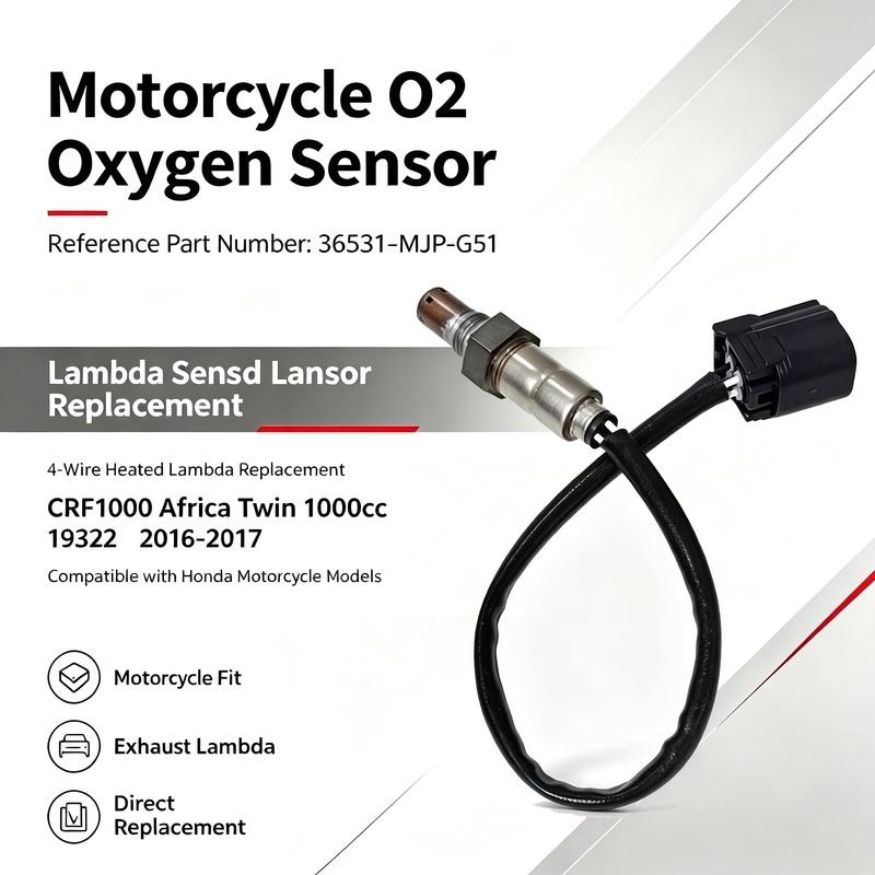 36531-MJP-G51 O2 Oxygen Sensor For Honda Motorcycle CRF1000 Twin 1000cc 2016-2017 Lambda Sensor