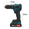 3 IN 1 Mini Electric Screwdriver Brushless Cordless Impact Drill 25+3 Torque Wireless Power Driver With 1/2pcs Li-Ion Battery