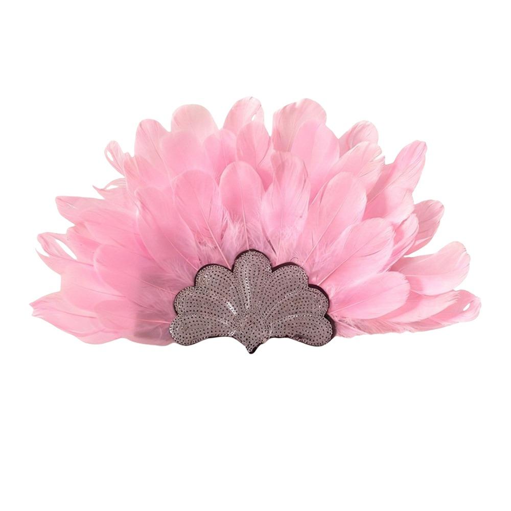 Brazilian Carnival Feather Headpiece Stage Performance Feather Headdress  Hawaiian Party Accessory
