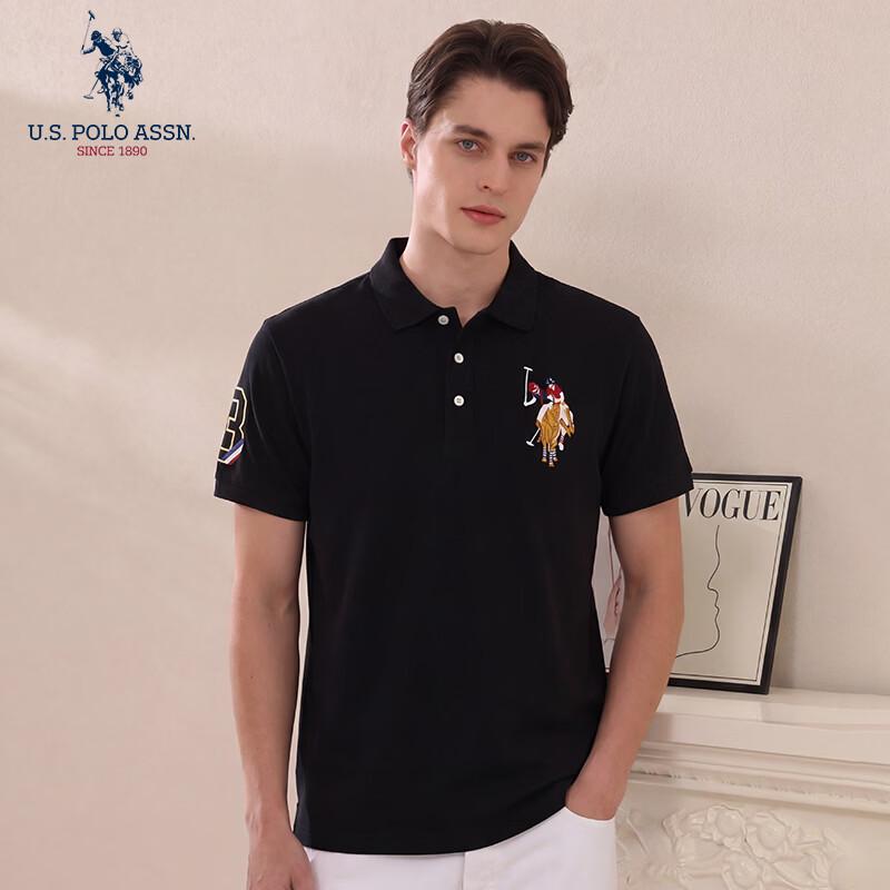 U.S. POLO ASSN. Men s Summer Casual Breathable Short Sleeve Polo Shirt 3XL