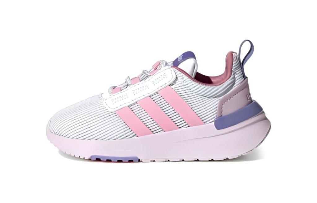 adidas Neo Racer TR21 Comfortable Slip Resistant Abrasion Resistant Low Top Toddler Shoes Pink Baby GZ3365