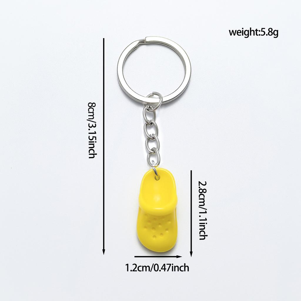 Lovely Slipper Keychain Personalized Bag Hanging Accessories Small Gift Couple Family Keychain Pendant