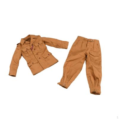 1/6 Scale Male Figure Doll Clothes Action Figures Dress Up Training Uniform Full Suit
