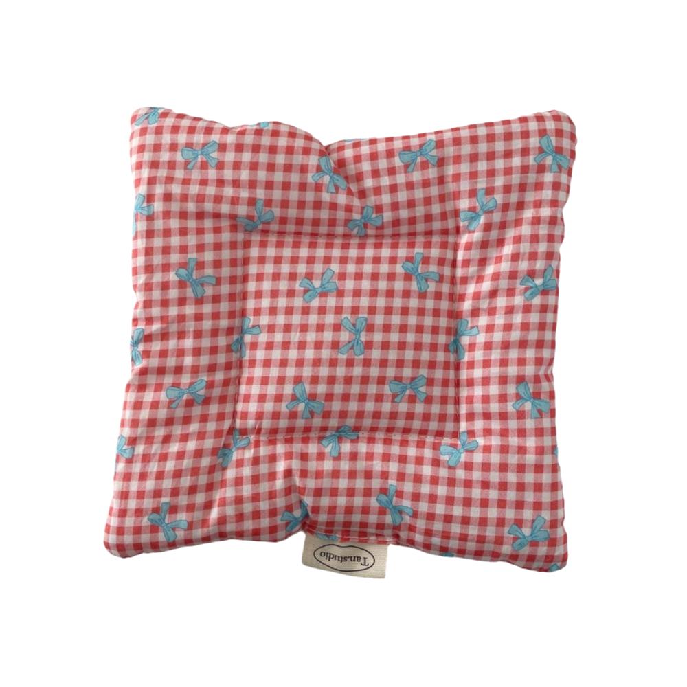 

Однотонна багатофункціональна підставка Двостороння бавовняна підставка Підставка з бантом Вітальня рожевий