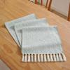 Light Luxury Handmade Tassel Table Runner - Solid Color Tea Mat/Table Flag for Home