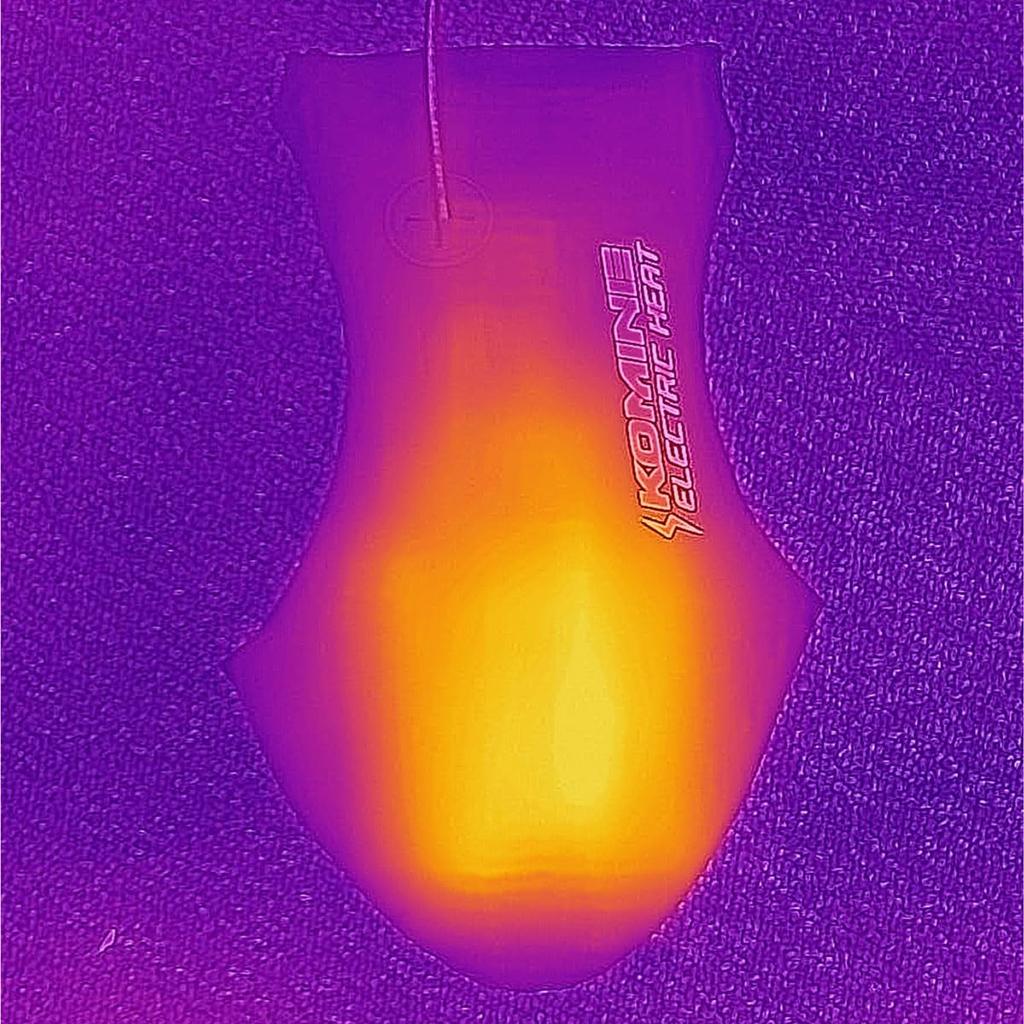 KOMINE Motorrad USB Elektrischer Zehenwärmer, Frei, Schwarz, 08-303 EK-303