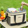 Portable Insulated Picnic Bag: Large Capacity, Waterproof, and Ideal for Outdoor Camping and Cold Storage