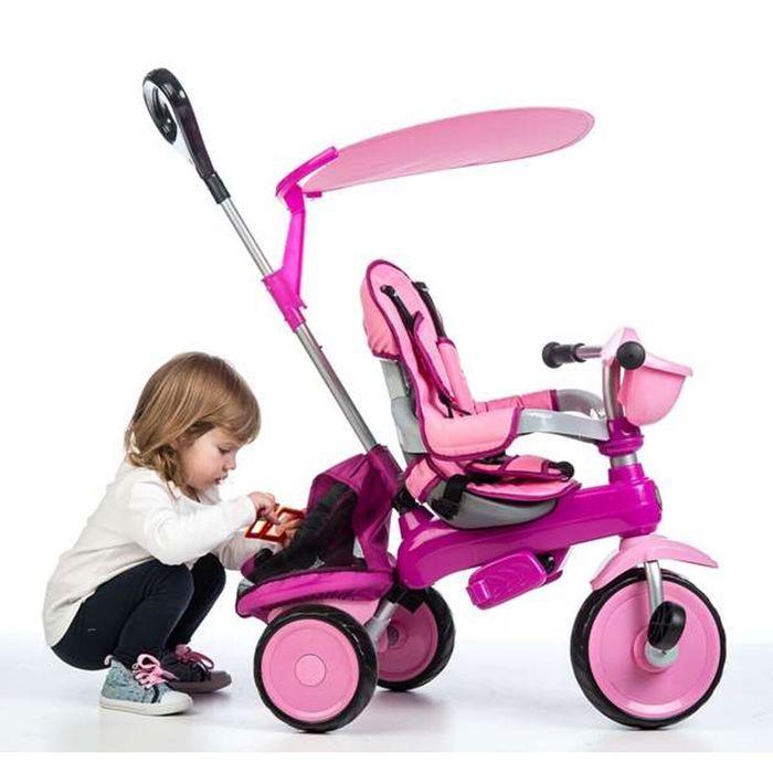 Tricycle - OCIOTRENDS - Ociotrends Rose - Rose - Dès 10 mois - Métal & polypropylène