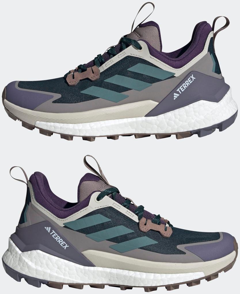 Adidas Terrex Free Hiker 2 0 Low AFH2 Trekking Shoes Aurora Ivy Preloved Teal Taupe Oxide