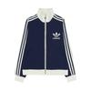 Originals Zip Collar Striped Jacket Women Jacket Deep-Blue Han-Jade-White JX2802