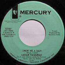 7inch Record SARAH VAUGHAN - Gone 72187 Mercury 1963 US Jazz Used