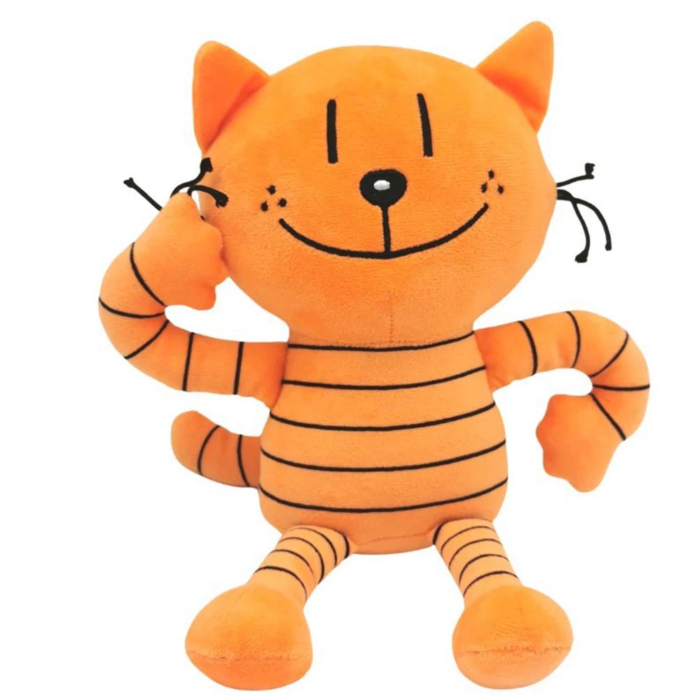 25Cm Cute Dog Man Plush Toys Dogman Soft Stuffed Doll Cartoon Petey The Cat Puppy Chief Plushie Animals Figures Birthday Gifts