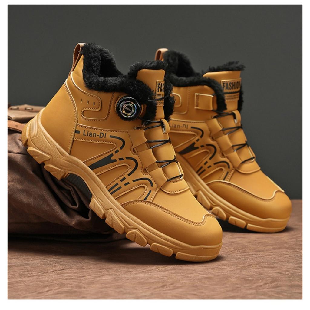 Velvet Shoes, Thick Shoes, Cotton Shoes, Men's Shoes, Warm Shoes, Martin Boots, Breathable, Casual Shoes, Sports Shoes