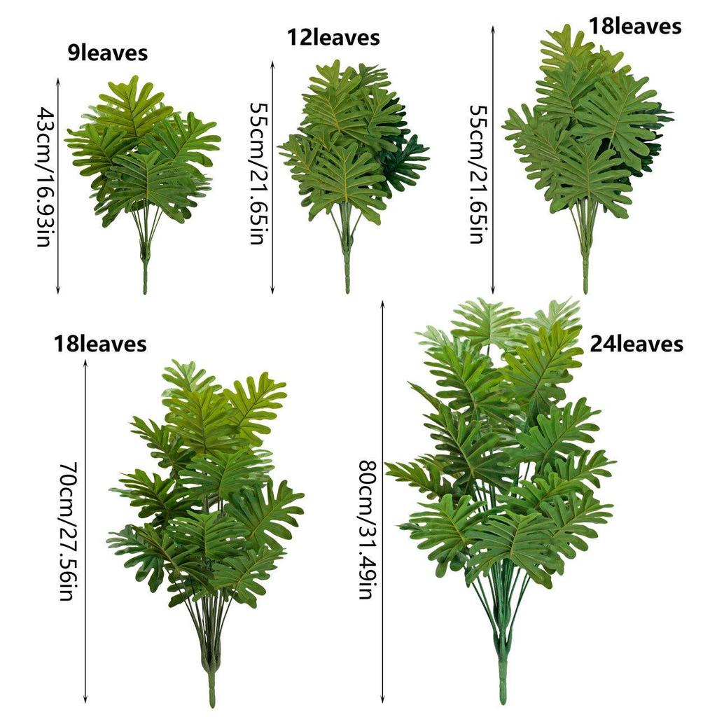 High Simulation Artificial Green Plants for Indoor and Outdoor Decoration - Perfect for Living Room and Garden