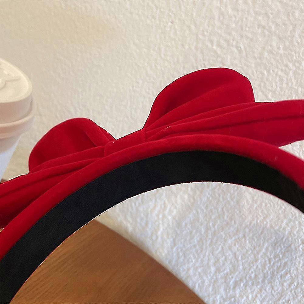 Women Girls Bow Hair Hoop - Birthday Halloween Christmas Party Costume Accessories Gifts