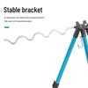 Infällbart aluminiumsurfiskespöställ Stativ för långa kast – Fiskeutrustning för flera spön utomhus