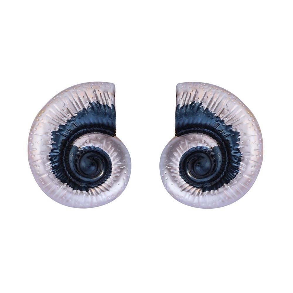 

Hypoallergenic Conch Shell Earrings Studs Stainless Steel Sea Beach Earrings Holiday Style 8