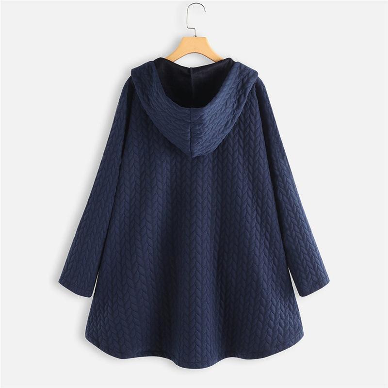 Women Jackets Korean Loose Big Size Coat Female Mid Length Hooded Spring Autumn Tops Outewear
