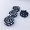 4PCS 60mm For Alfa Romeo Black caps 030 Stelvio Sportiva GT 159 166 147 156 Mito Metal Emblem Auto Hub caps Decoration Styling