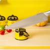Small Yellow Duck Mini Suction Cup Sharpener Professional Suction Cup Kitchen Chef Knife Grinding Scissors Home Sharpener Stone