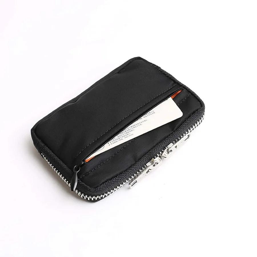 Men Wallet Earbuds Storage Bag Credit Card Holder Case for Boys Girls Journey Bank Card Organizer Zipper Coin Purse