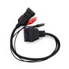 OBD2 Kabel 3Pin Naar 16Pin Voor Fiat Voor Lancia Voor Alfa Romeo OBDII Stekker 3 Pin Connector Adapter Auto Verlenging Diagnostische Kabels