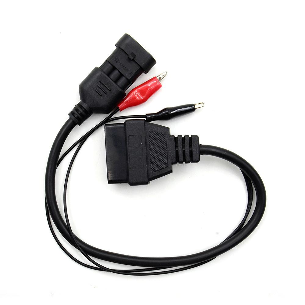 OBD2 Kabel 3Pin Naar 16Pin Voor Fiat Voor Lancia Voor Alfa Romeo OBDII Stekker 3 Pin Connector Adapter Auto Verlenging Diagnostische Kabels