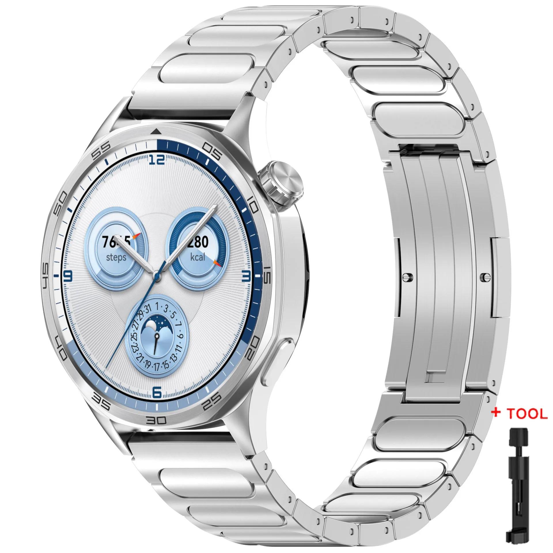 

New Titanium Strap for Huawei GT5 GT4 GT5 Pro 46mm Smart Watch 22mm Band for Huawei Watch 5/4 Pro Amazfit Balance Amazfit GTR 4 Huawei GT5 Pro 46mm