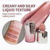 HERORANGE Cheek Color Diffuse Liquid Blusher, Natural Lightweight Liquid Blush with Sponge Applicator, Blendable Cream Blush for Face Makeup