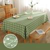Checkered Table Cloth for Household Waterproof and Oil Resistant Dining Table Cloth Rectangular Durable and Easy To Maintain