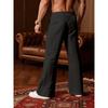 Men's Loose Casual Flared Trousers All Seasons Thin Color Vacation Sports Jogging Pants