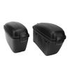 Motorcycle Hard Saddlebags 22L Rugged ABS Hard Saddle Bags with Lock Motorcycle   Side Storage Carrier