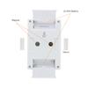1pcs Ultra Bright COB LED Night Light With Magnetic Closet White Lamp Adjustable Rotary Switch For Garage Closet Luminaria