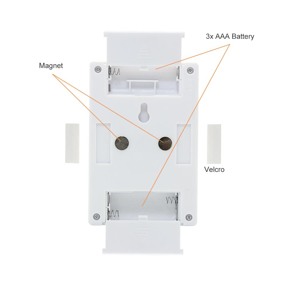 1pcs Ultra Bright COB LED Night Light With Magnetic Closet White Lamp Adjustable Rotary Switch For Garage Closet Luminaria