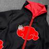 Bilibili Anime Akatsuki Deidara Cosplay Kostuum Uchiha Itachi Rode Wolk Mantel Gewaad Mantel Hoofdband Accessoires Halloween Kleding