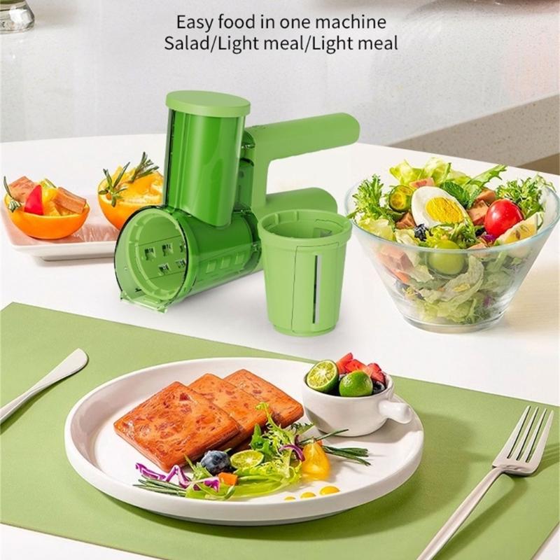 Robot da Cucina Elettrico Multifunzione per Tritare Affettare Frantumare Base Antiscivolo Parti Lavabili in Lavastoviglie Elettrodomestico da Cucina