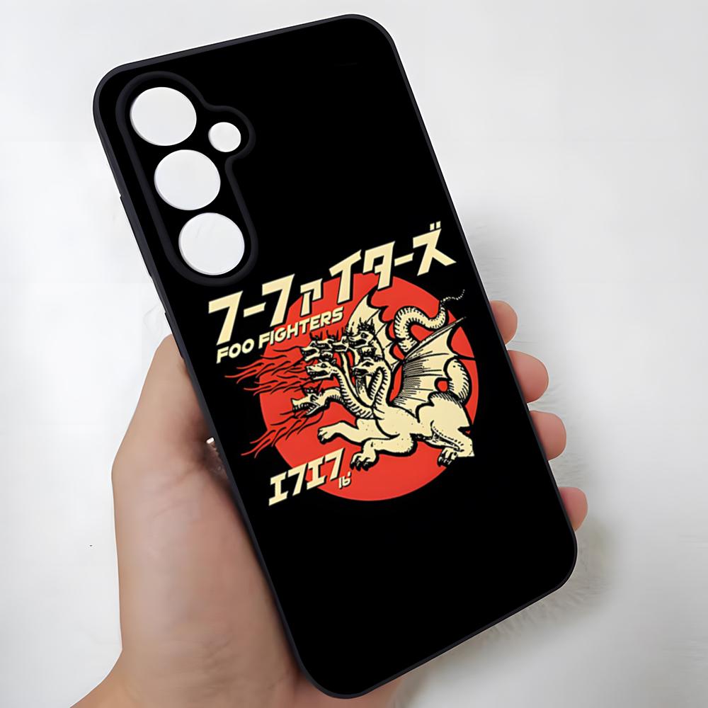 Foo Fighters Band Phone Case For Samsung S26 Ultra S25 Edge Ultra S23 S22 S21 S20 Ultra Plus S24 Fe Glass Cover
