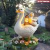 Acrylic Duck Yard Sign Lantern Pattern Ground Stake New Goose Garden Stake  Animal Yard Decor