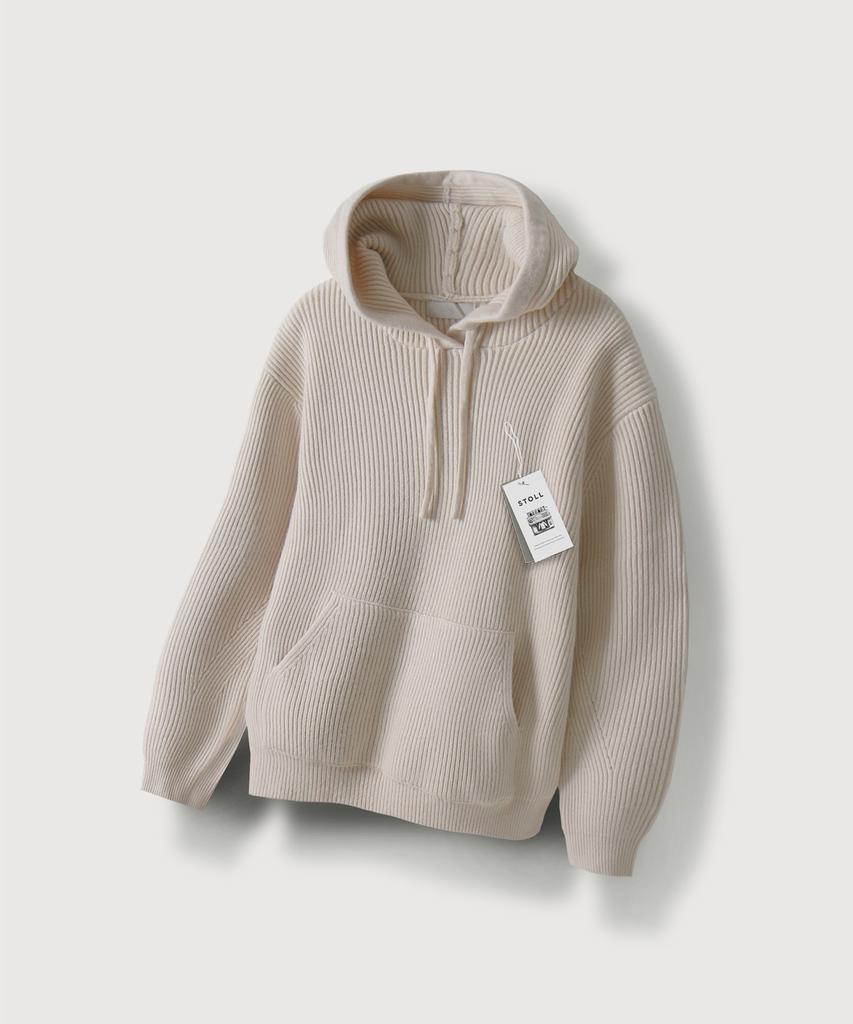 MOOD INSIDE Washable Niju Hooded Knit_4 Colors