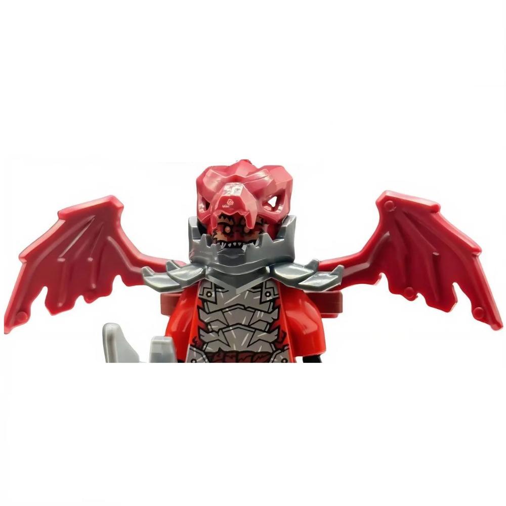 8cm Ninja Set Building Blocks Woodfire Dragons Forbidden Five Mini Action Figure Toys