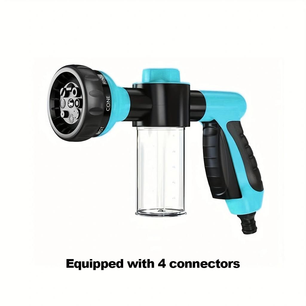 1set/2sets -High Pressure Sprayer, Adjustable Pet Cleaning Clean Bath Water Foam Soap Sprayer, Dog Cleaning Tool