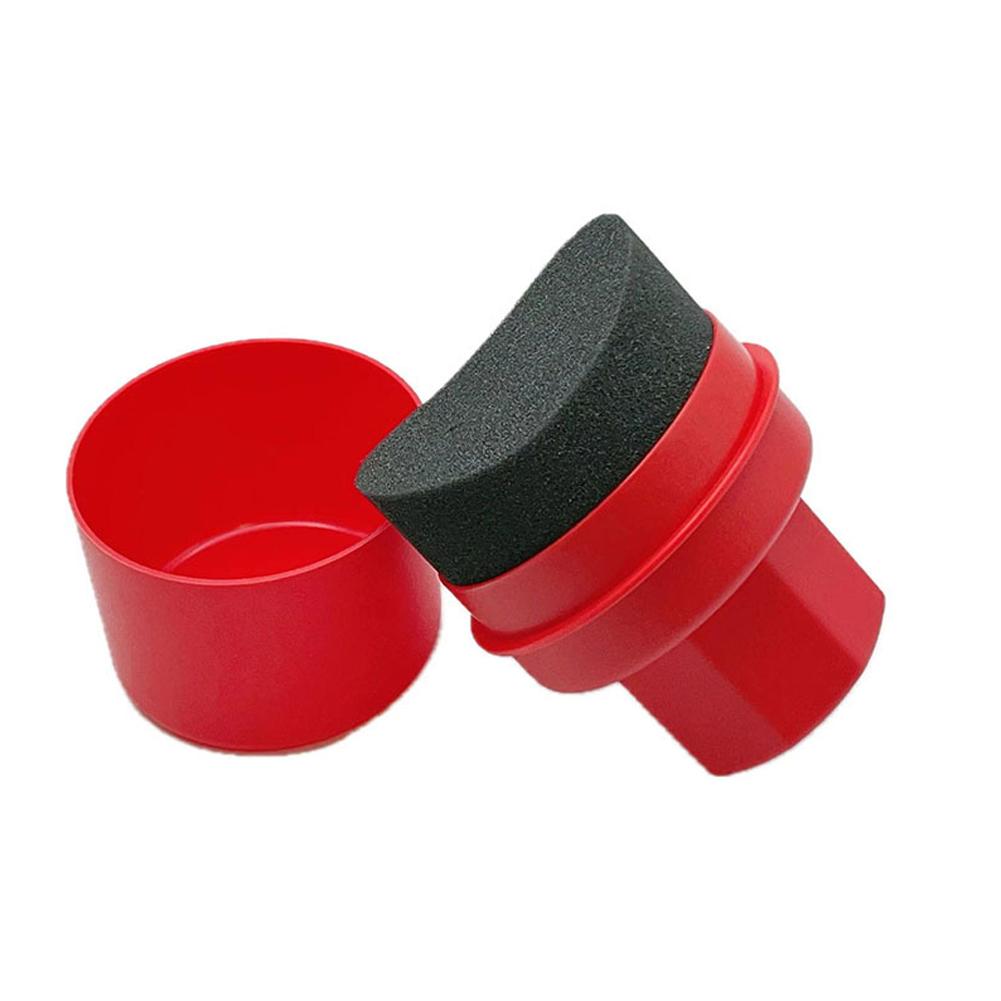 

Губка для полировки автомобильных шин, аппликатор для воска с крышкой, изогнутая форма, инструменты для легкой полировки шин, губка для чистки шин 04#