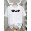 Men's Casual T-shirt with Polish Flag Print - Round Neck Short Sleeves, All-season Comfortable Top, Suitable for Daily Wear and Casual Outings
