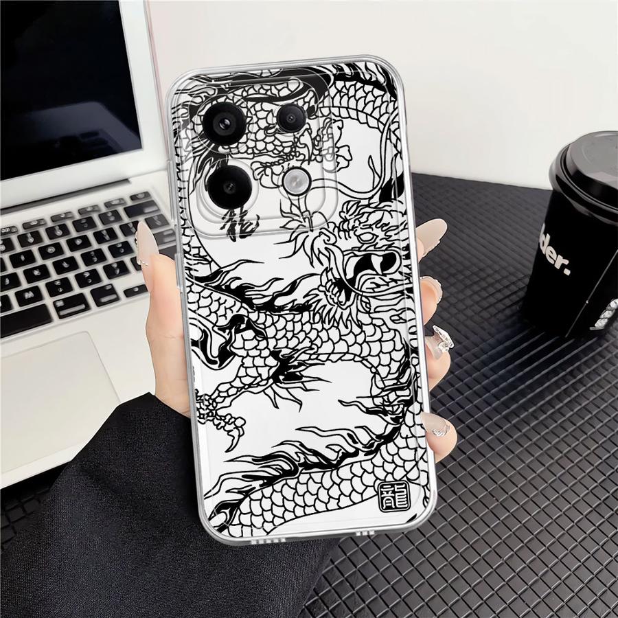 

Dragon That Brings Good Fortune Case for Xiaomi Redmi Note 14 Pro Plus 12S 10S 14C 13C 12 A4 Note 13 11S 11 9 10 Soft Phone Redmi Note 9 Pro