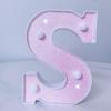 Pink LED Letter Light for Celebrations and Proposals
