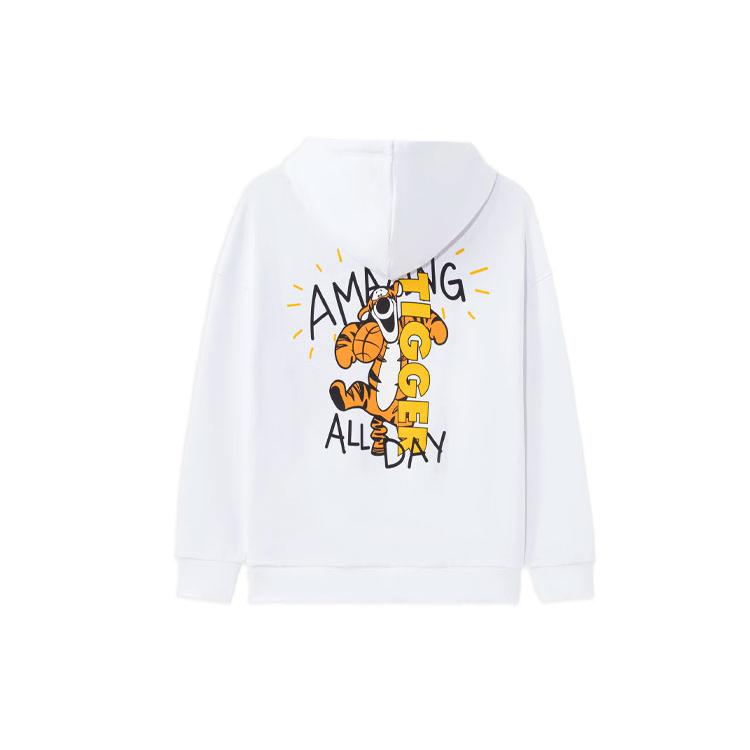 Li Ning x Disney Sweatshirt Unisex White Couple s AWDRH39-1 M