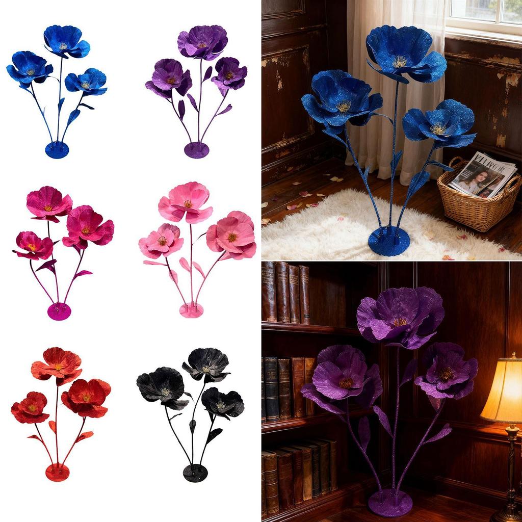 Large Artificial Flowers Photography Props Large Giant Wedding Flowers for Decoration 62.9" Tall for Wedding Home Decor Ceremony