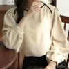 New ArrivalS Open Run Women S Long Sleeve Pleated blouSe For Fall
