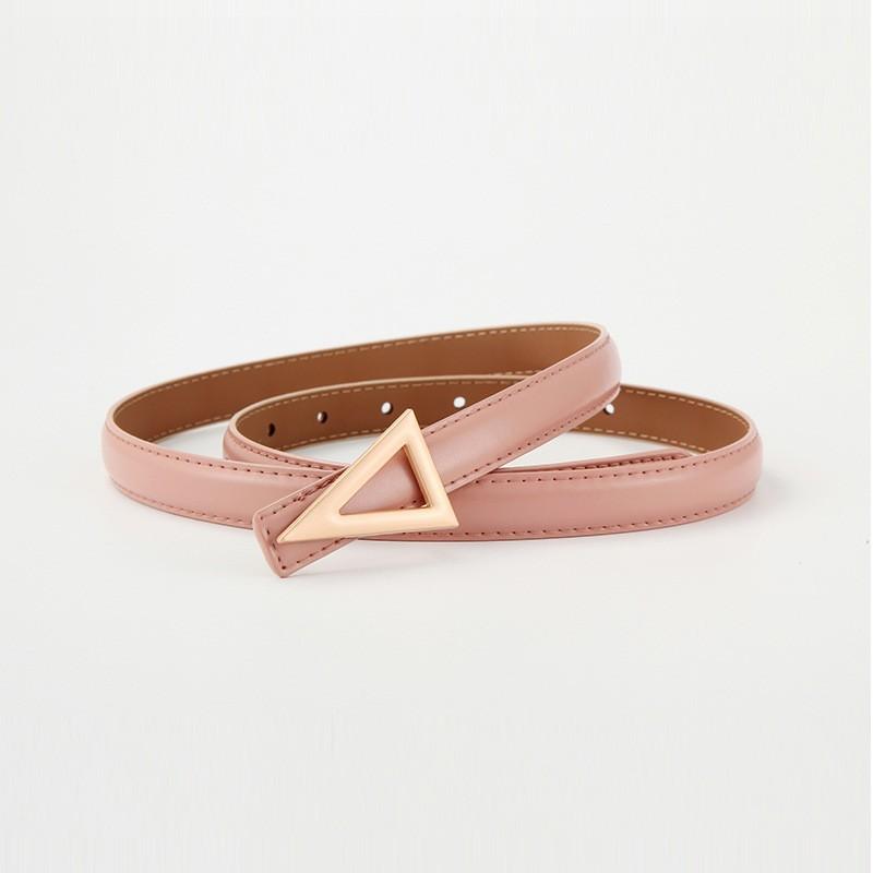 Curea de talie pentru femei pentru blugi, pantaloni, rochii, curea din piele pentru femei la modă cu cataramă triunghiulară din aliaj