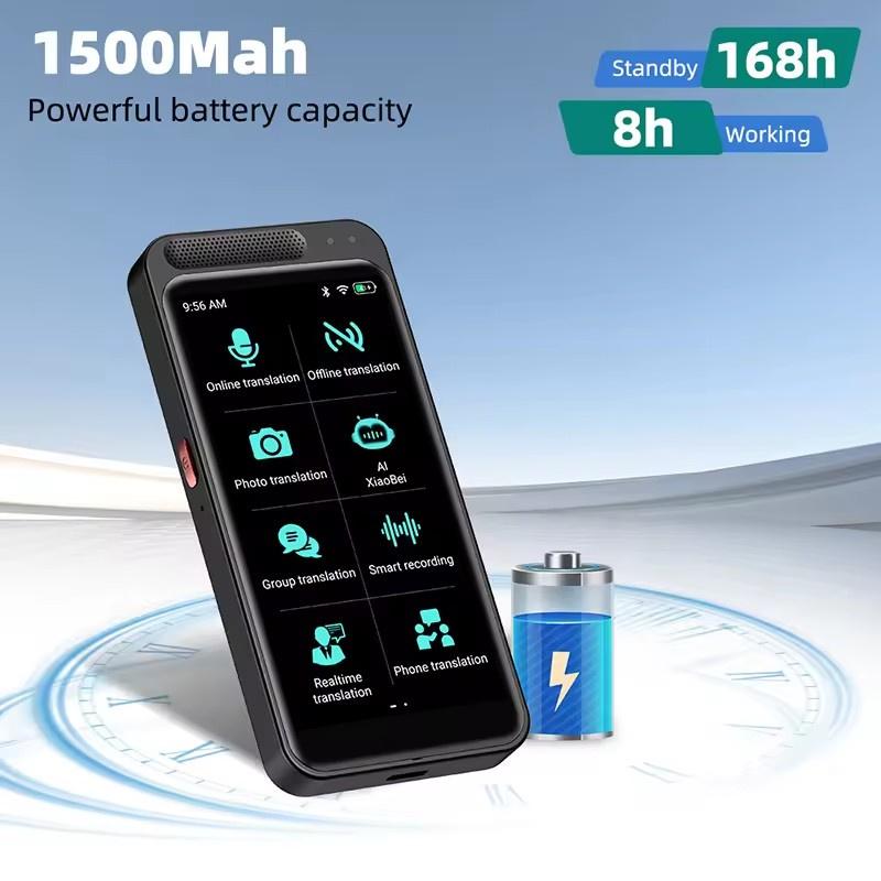 Portable Z6 Instant Intelligent Voice Translation Recording 139 Language Real Time Smart Offline Translation Machine